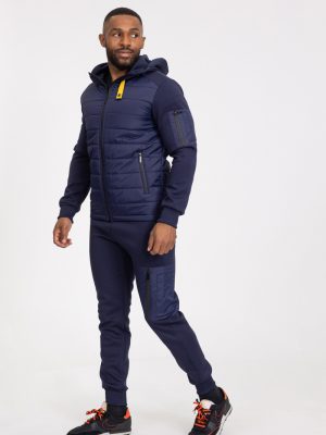 Essential navy blue cotton tracksuit