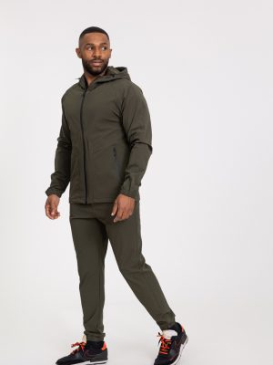 Essential olive green cotton tracksuit