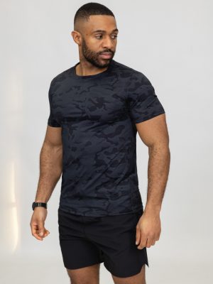 Basic navy sportwear relaxed shortset